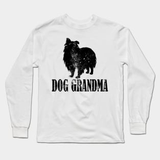 Sheltie Dog Grandma Long Sleeve T-Shirt